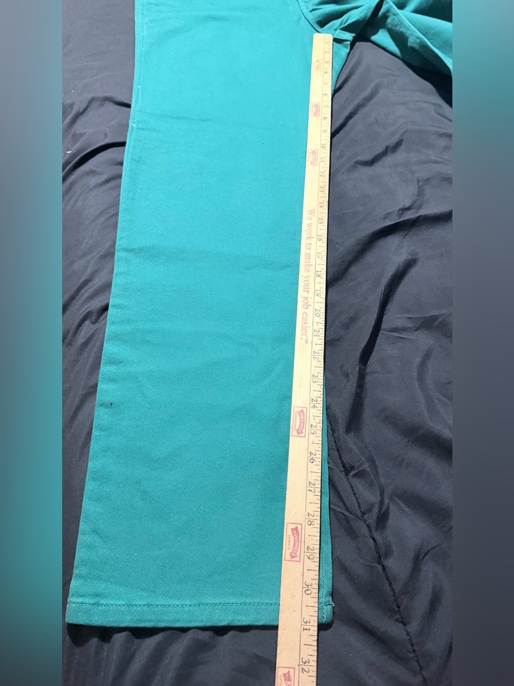 Lee Classic Fit Teal Green Pants - Picture 10 of 10